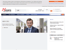 Tablet Screenshot of nexans.co.uk