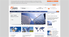 Desktop Screenshot of nexans.com