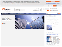 Tablet Screenshot of nexans.com