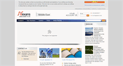 Desktop Screenshot of nexans.ae