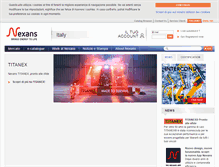 Tablet Screenshot of nexans.it