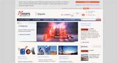 Desktop Screenshot of nexans.es