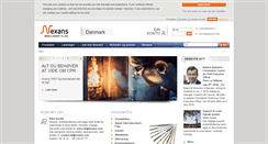 Desktop Screenshot of nexans.dk