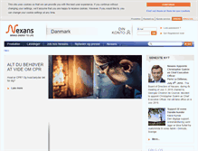 Tablet Screenshot of nexans.dk